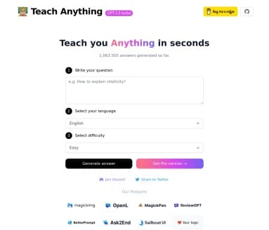 Teach Anything