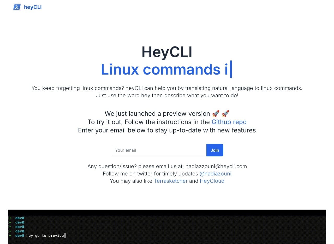 HeyCLI