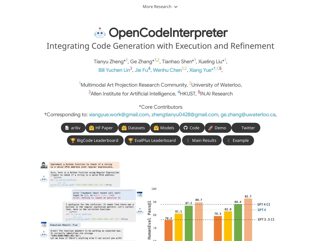 OpenCodeInterpreter