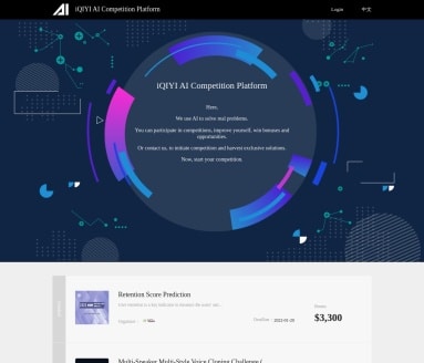 爱奇艺AI竞赛平台