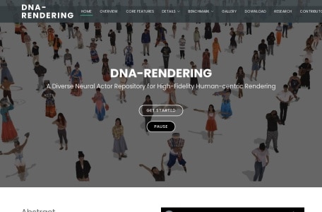 DNA-RENDERING数字人库